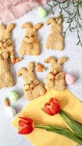 Rübli-Plätzchen in Hasenform – saftige Karottenkekse für Ostern